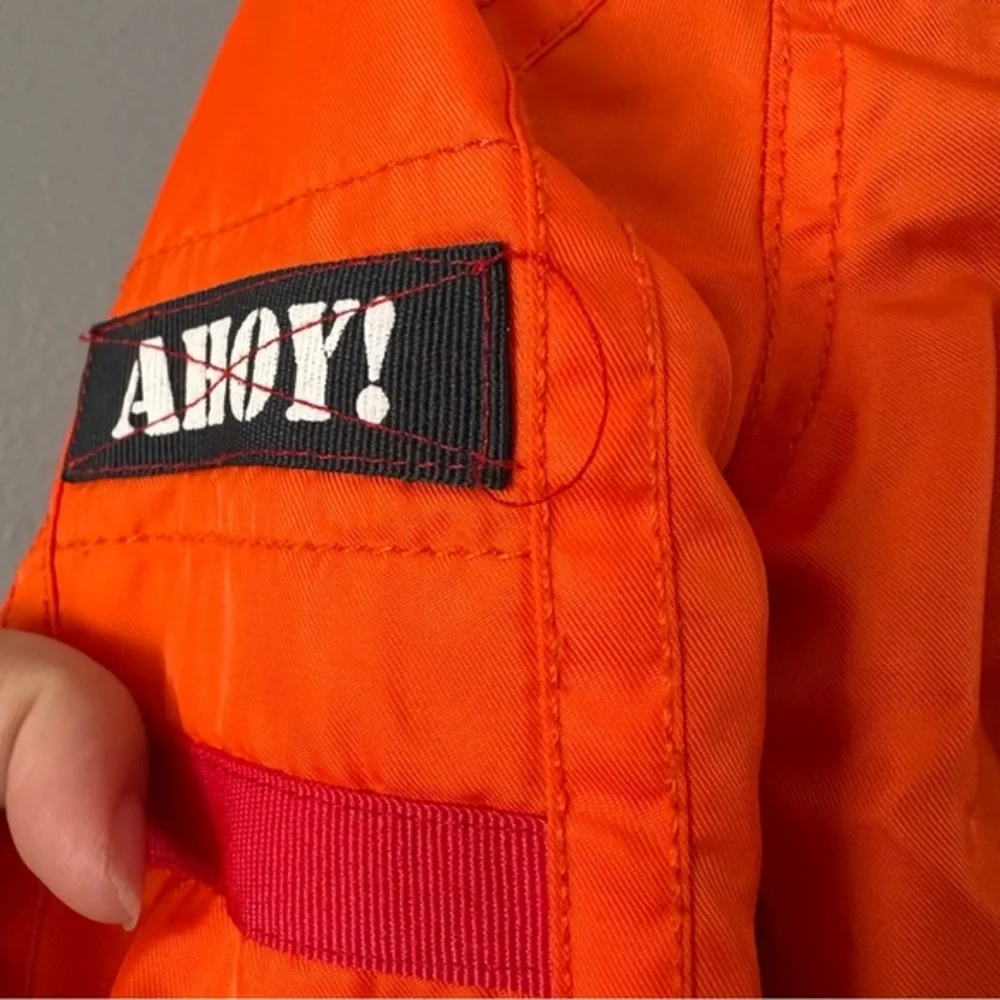 Lief! Infant/Toddler Zip Up Hooded Bomber‎ Jacket | Orange